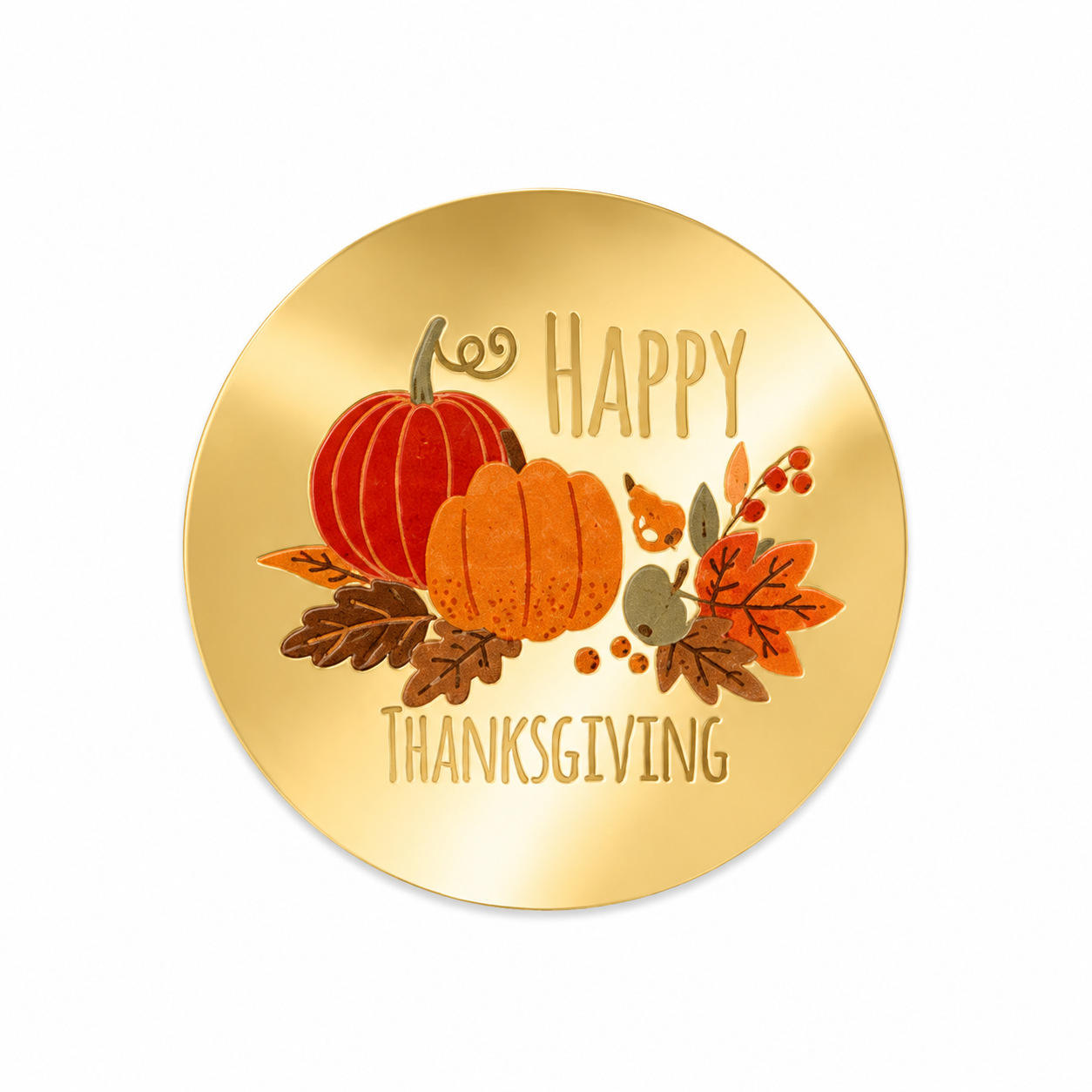 Pafu Thanksgiving Acrylic Cake Topper Golden Pumpkin Turkey Letter Fall Harvest Cupcake Decor